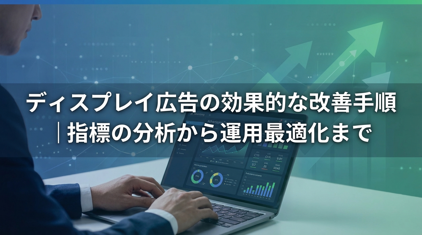 ディスプレイ広告の効果的な改善手順｜指標の分析から運用最適化まで